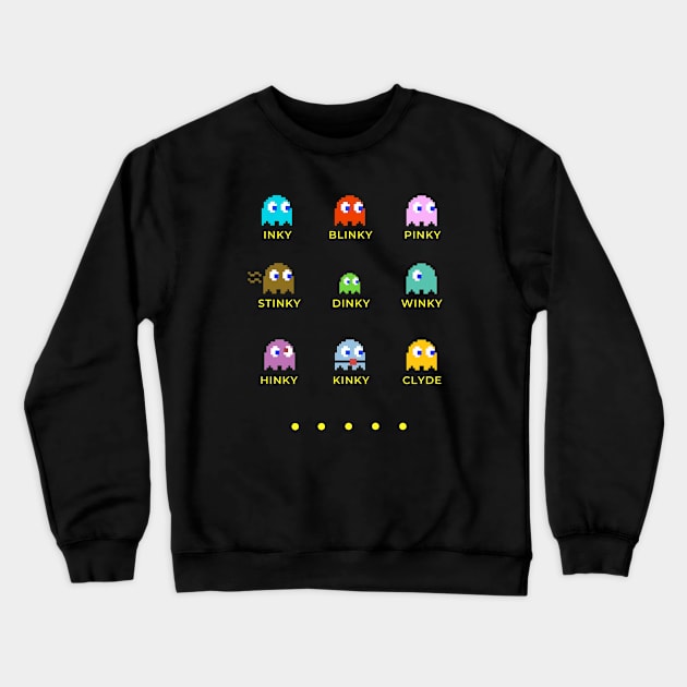 Nine Ghosts Roll Call Crewneck Sweatshirt by GeekGiftGallery